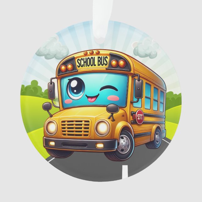 Adorno Bus escolar SO CUTE (Anverso)
