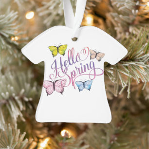 Adorno Butfly Hello Spring