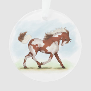 Adorno Caballo de castaño con maní