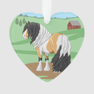 Adorno Caballo de proyecto gitano de Vanner del Pinto