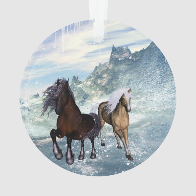 Adorno Caballos hermosos (Reverso)