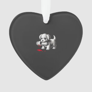 Adorno Cachorro Adorable con Camisa de Zapatilla Humor Os