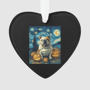 Adorno Cachorro Bulldog Inglés Adorable Perro Halloween J