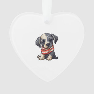 Adorno Cachorro Patriota - Estilo 11