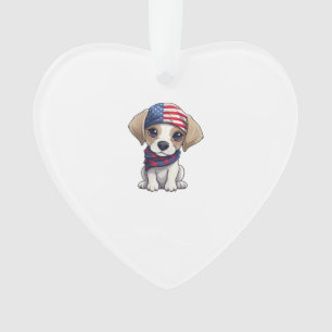 Adorno Cachorro Patriota - Estilo 14