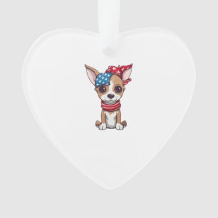 Adorno Cachorro Patriota - Estilo 4