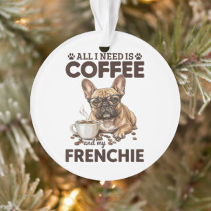 Adorno Café de Bulldog Francés Frenchie Perro