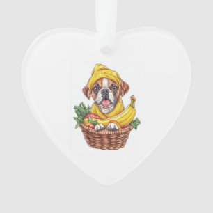 Adorno Cajetín de Plátano � Perro de Fruta Divertido