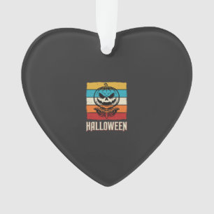 Adorno Calabaza De Halloween Cráneo Retro Vintage