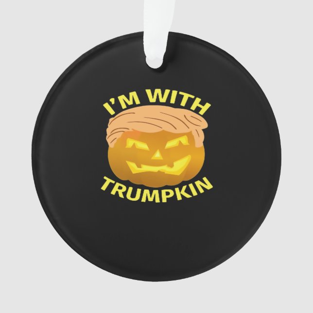 Adorno Calabaza de Trumpkin Halloween (Anverso)