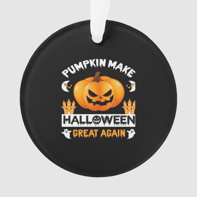 Adorno Calabaza hace que Halloween sea grande de nuevo (Anverso)