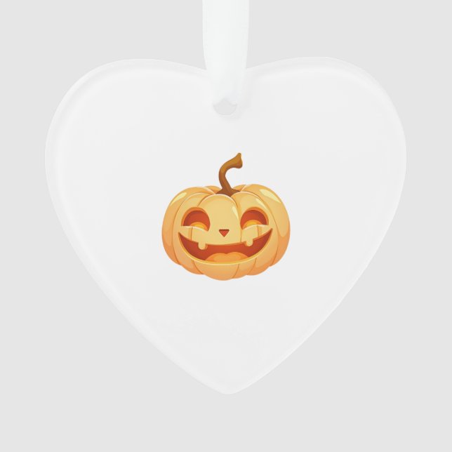 Adorno Calabaza linda Jack O Lantern Turtle Sea Halloween (Anverso)