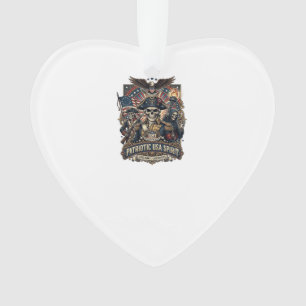 Adorno Calavera Colonial Patriótica Comandante Oscuro Pat