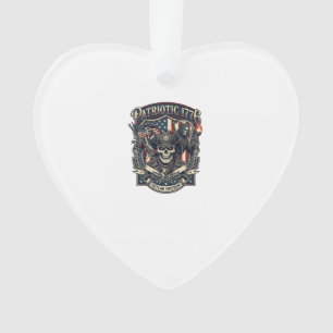 Adorno Calavera Patriota Fuera de la Ley Sheriff Patriota