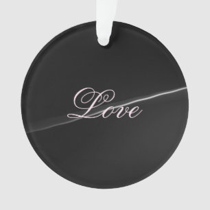 Adorno Calligrafía Boda de moda de onda gris oscura