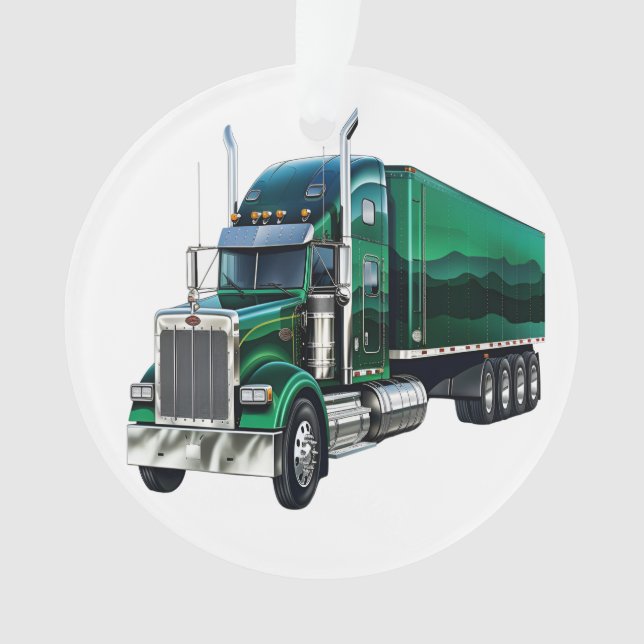 Adorno Camión Big Rig Semi (Anverso)
