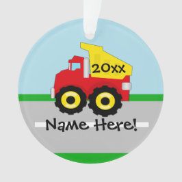 Adorno Camión de construcción para niños