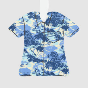Adorno Camisa de hawaiana escénica de la isla hawaiana de