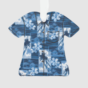Adorno Camisa de hawaiana hawaiana del Plumeria de la