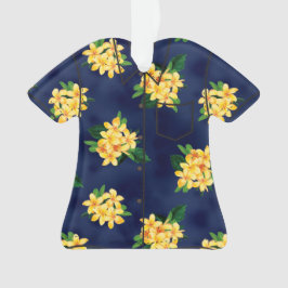 Adorno Camisa de hawaiana hawaiana del Plumeria tropical
