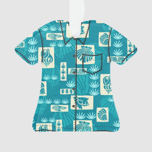 Adorno Camisa de hawaiana submarina hawaiana de las (Anverso)