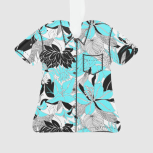 Adorno Camisa de hawaiana tropical del Protea del lirio