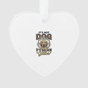 Adorno Camisa Divertida Vintage Pelo de Perro Retriever D