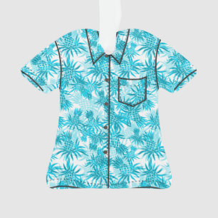 Adorno Camisa Tropical Pineapple Camo Hawái Aloha