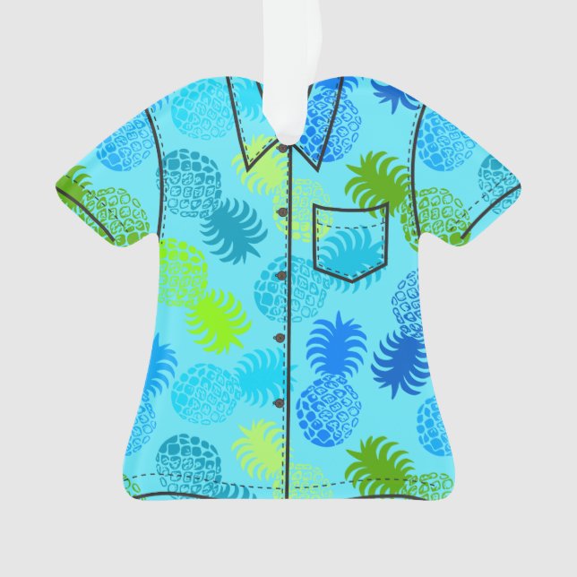 Adorno Camisas Aloha de Piña Tropical Momona Hawaii (Anverso)