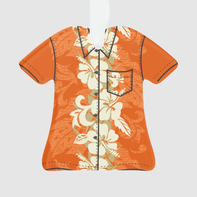 Adorno Camisas Aloha Floral Waikoloa Hawaian Hibiscus (Anverso)