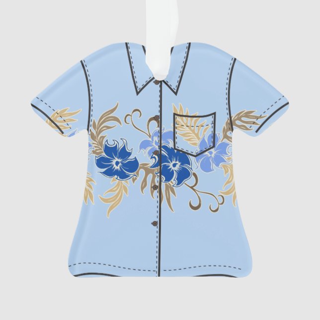 Adorno Camisas Aloha Hibiscus Aloha Hawaiian (Anverso)