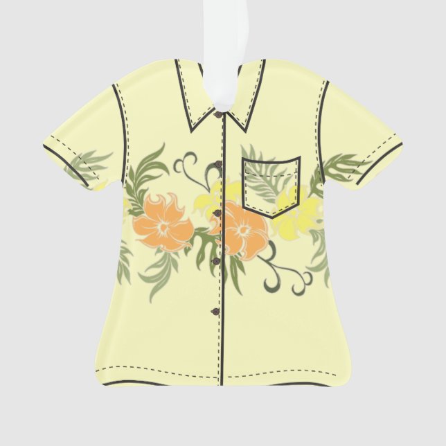 Adorno Camisas Aloha Hibiscus Aloha Hawaiian (Anverso)