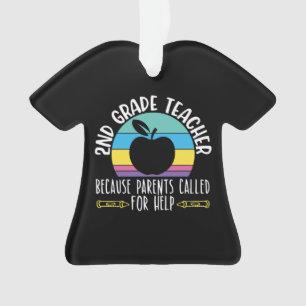 Adorno Camisas de Maestros de 2º Grado que amo a mis segu