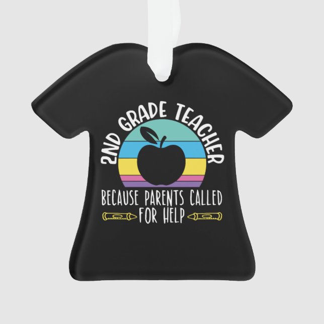 Adorno Camisas de Maestros de 2º Grado que amo a mis segu (Anverso)