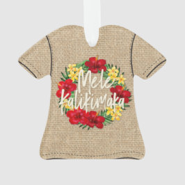 Adorno Camisas Wreath Aloha de vacaciones del paraíso tro