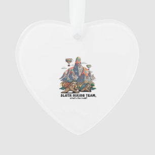 Adorno Camiseta clásica divertida de perezoso haciendo se