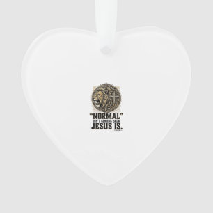 Adorno Camiseta Cristiana Cruz León Jesús Está Volviendo