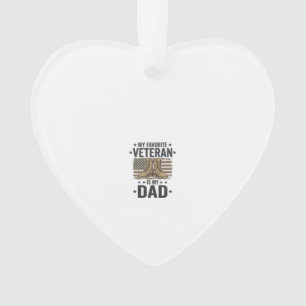 Adorno Camiseta de Botas de Combate Patrióticas para Papá