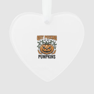 Adorno Camiseta de calabaza de Halloween grabado vintage