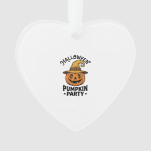 Adorno Camiseta de calabaza de Halloween sombrero de bruj