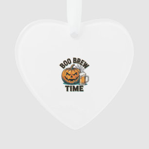 Adorno Camiseta de cerveza de Halloween vintage calabaza 