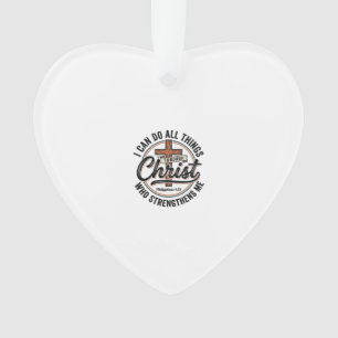 Adorno Camiseta de cita vintage Christian Philippians 4_1