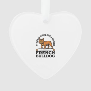 Adorno Camiseta de disfraz de calabaza de Bulldog francés