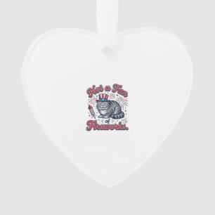 Adorno Camiseta de gato asustado que no es fanático de lo