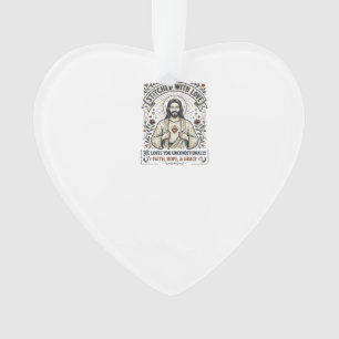 Adorno Camiseta de Jesús cosiendo acolchado Gráfico crist