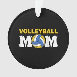 Adorno Camiseta de madre de voleibol femenino divertida p