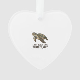 Adorno Camiseta divertida de tortuga amante de tortugas v