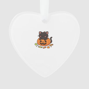 Adorno Camiseta esencial Desfile de gatitos de calabaza