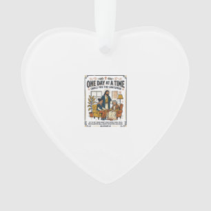 Adorno Camiseta Gráfica de Jesús Cuidando a Padres Ancian