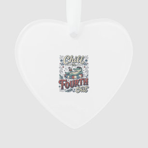 Adorno Camiseta Patriótica de Cocodrilo Relájate el Cuatr